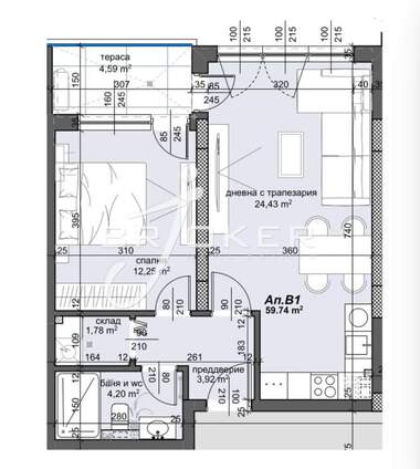 Vânzare - Apartament în Trakia,  Plovdiv