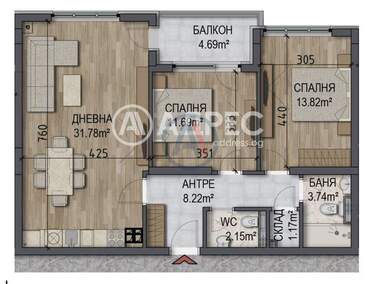 Verkauf - Wohnung in Owtscha Kupel,  Sovia