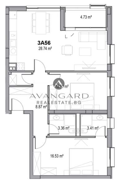 Verkauf - Wohnung in Hristo Smirnenski,  Plowdiw