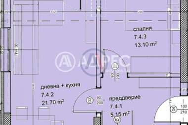 Vânzare - Apartament în Kaîsieva gradina,  Varna