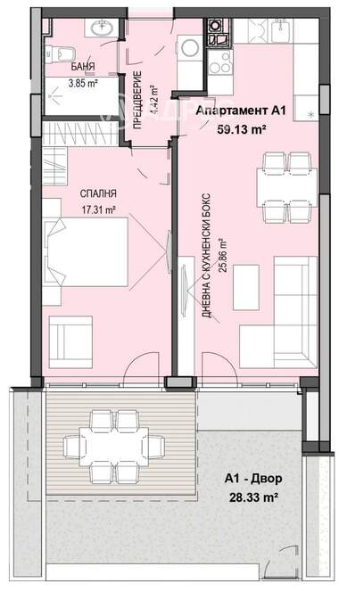 Verkauf - Wohnung in Krastowa wada,  Sofia