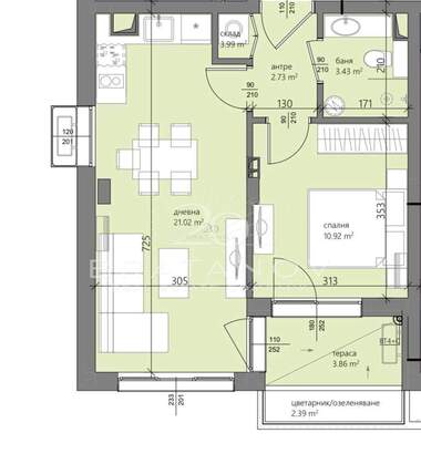 Verkauf - Wohnung in Rawda,  Burgas