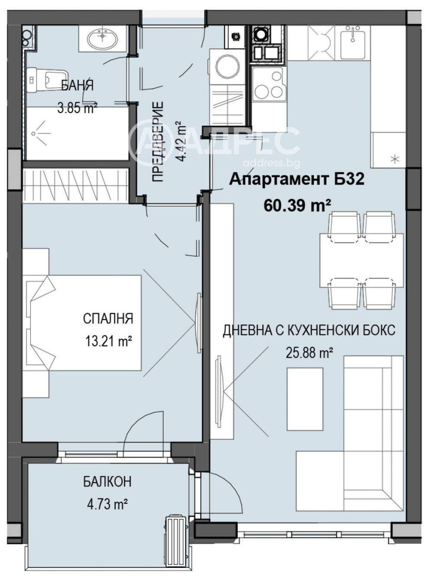 1 bedroom Apartment in Krastova vada, Sofia – photo 2