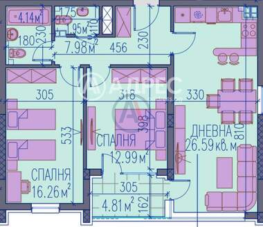 Vânzare - Apartament în Trakia,  Plovdiv