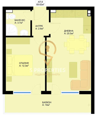 Verkauf - Wohnung in Grand Mol,  Warna