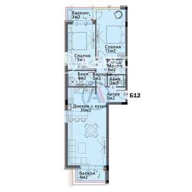 Vânzare - Apartament în SPZ Moderno Predgradie,  Sofia