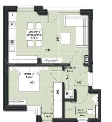 Satış - Apartman olarak Opalçenski,  Stara Zagora
