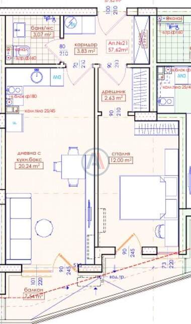 Vânzare - Apartament în Meden Rudnik,  Burgas