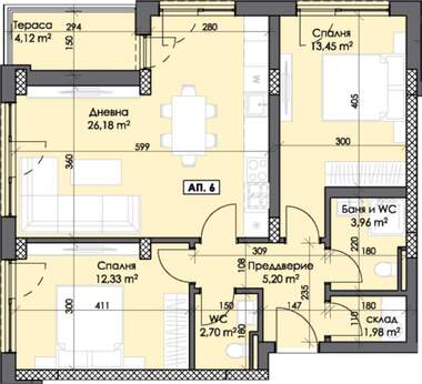 Verkauf - Wohnung in Trakia,  Plowdiw
