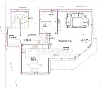 For sale - House in Borovec - Iug,  Varna