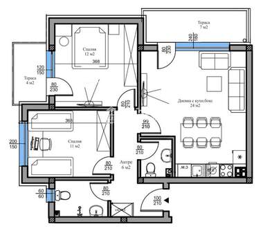 Vânzare - Apartament în Belomorski,  Plovdiv