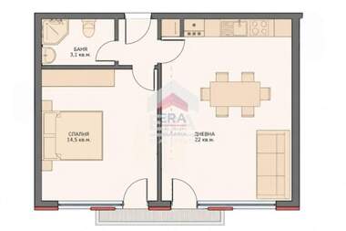 Verkauf - Wohnung in Lewski,  Warna