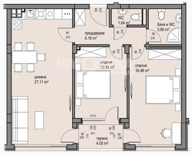 Satış - Apartman olarak Malinova Dolina,  Sofia