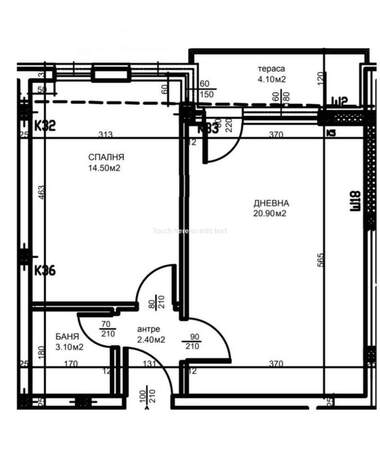 Satış - Apartman olarak Trakia,  Plovdiv