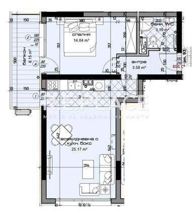 Satış - Apartman olarak Mladost 1,  Varna