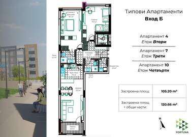 Продажба - Апартамент в Промишлена зона - Юг,  Разград