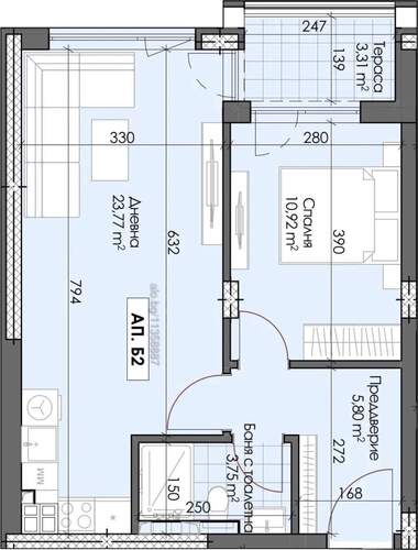 Verkauf - Wohnung in Gagarin,  Plowdiw