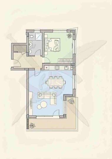 Satış - Apartman olarak Vetren,  Burgas