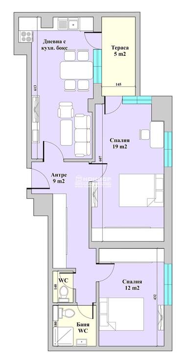Vânzare - Apartament în Center,  Plovdiv