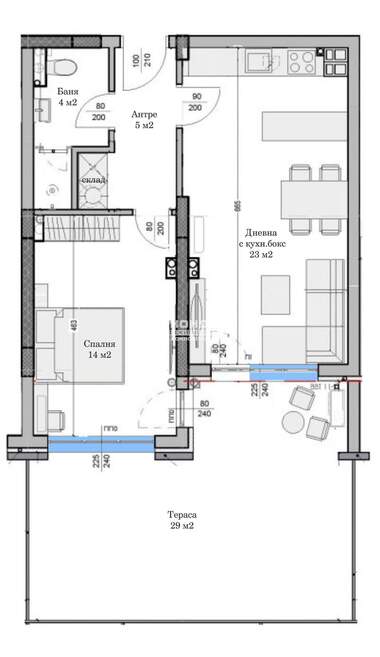 Vânzare - Apartament în Ostromila,  Plovdiv