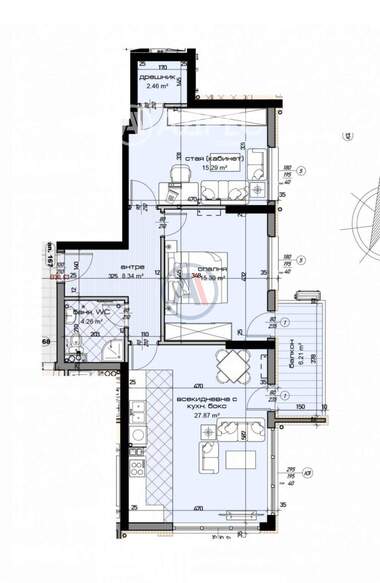 For sale - Apartment in Mladost 1,  Varna