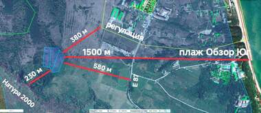 Продажба - Земеделска земя в Обзор,  Бургас