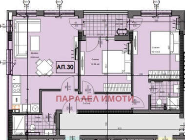 Продажба - Апартамент в Гагарин,  Пловдив