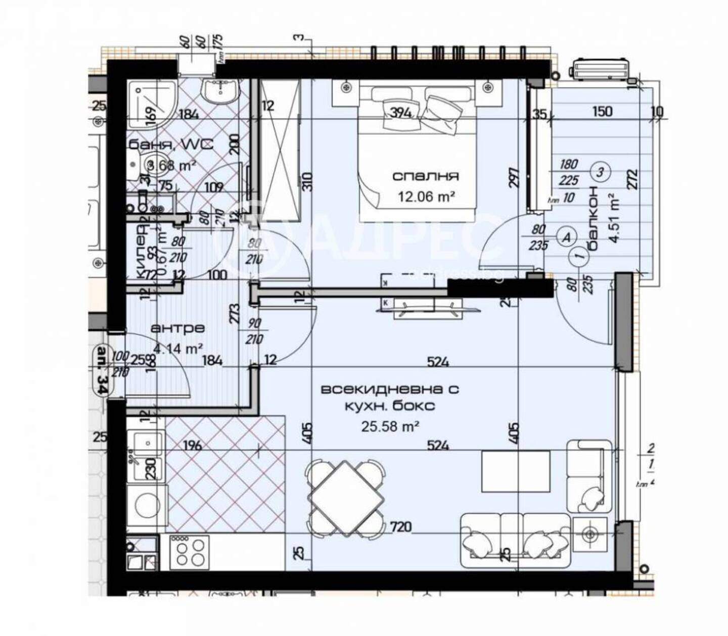 1 bedroom Apartment in Mladost 1, Varna – photo 3