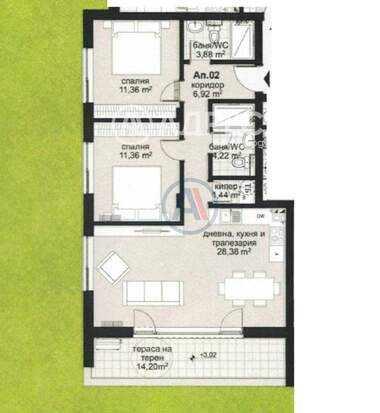 Satış - Apartman olarak Vinica,  Varna