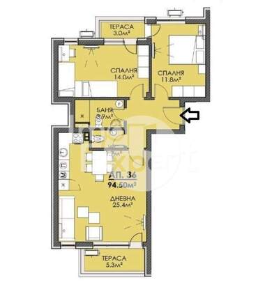 For sale - Apartment in Meden Rudnik,  Burgas