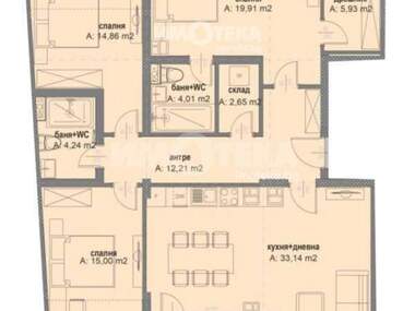 For sale - Apartment in Ovcha Kupel,  Sofia