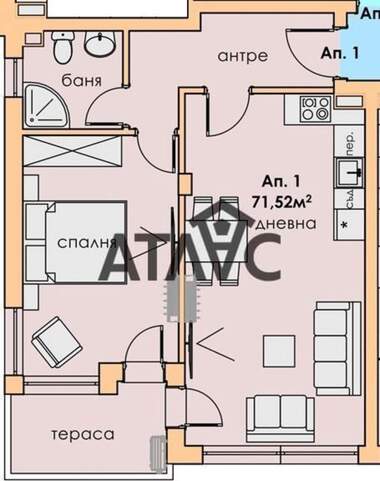 Satış - Apartman olarak Sadiyski,  Plovdiv