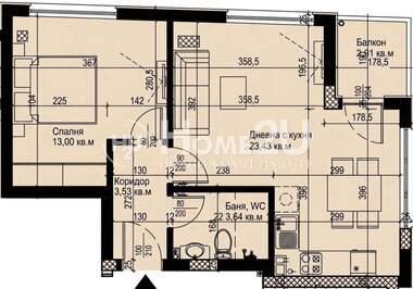 Verkauf - Wohnung in Troschewo,  Warna