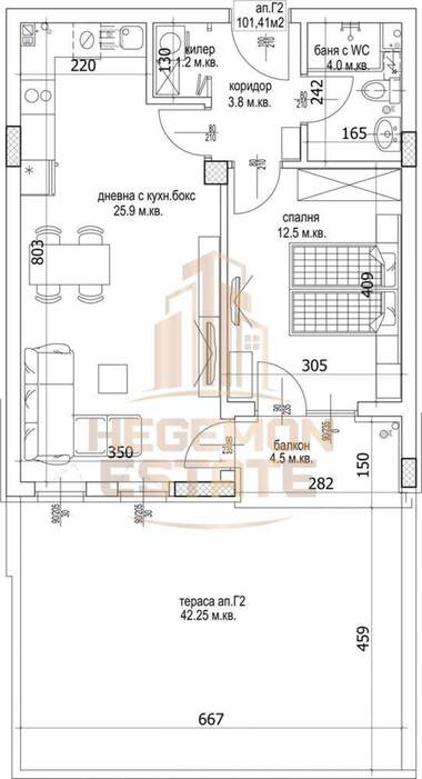 Satış - Apartman olarak Kaysieva gradina,  Varna
