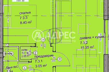 Vânzare - Apartament în Kaîsieva gradina,  Varna
