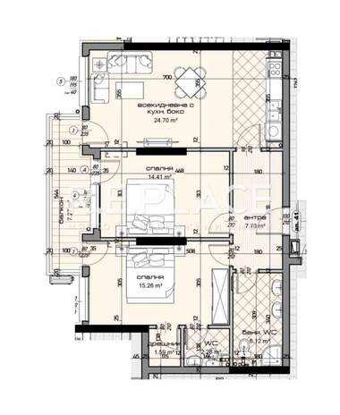 Verkauf - Wohnung in Mladost 1,  Warna