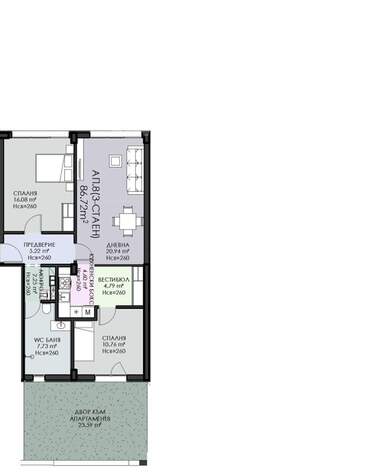 Verkauf - Wohnung in Owtscha Kupel,  Sovia