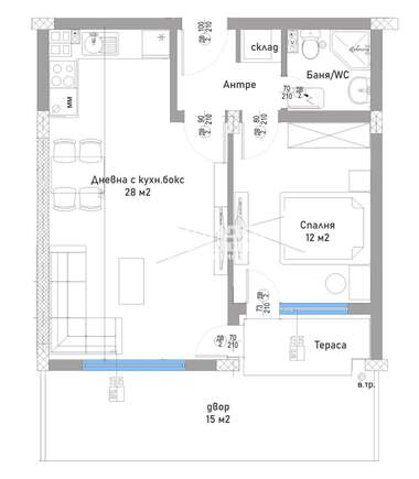 Vânzare - Apartament în Kiuceuk Parij,  Plovdiv
