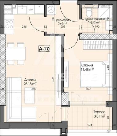 Vânzare - Apartament în Gagarin,  Plovdiv