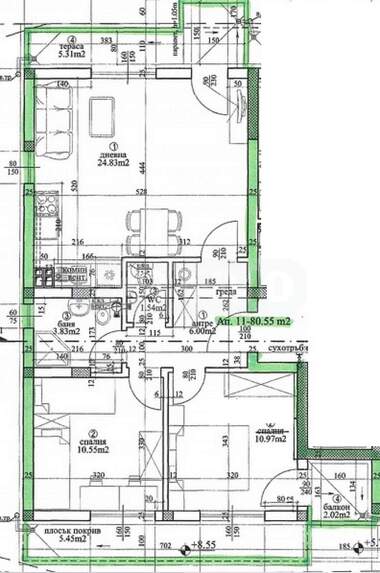 Verkauf - Wohnung in Winiza,  Warna