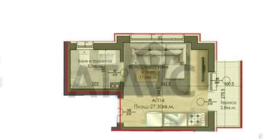 Satış - Apartman olarak Velingrad,  Pazarcik