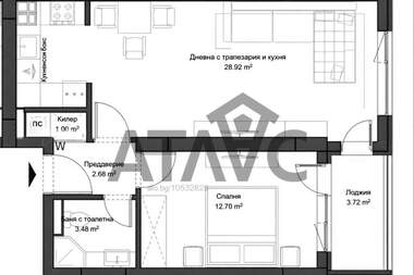 Satış - Apartman olarak Kiuçuk Parij,  Plovdiv