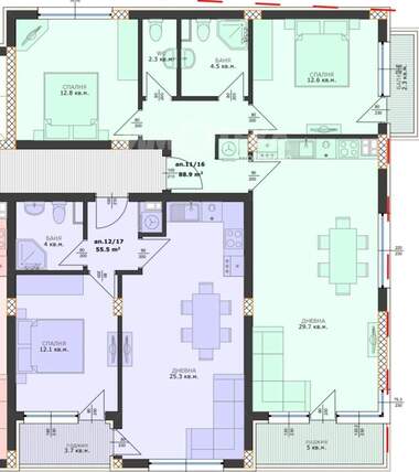 Продажба - Апартамент в Бриз,  Варна