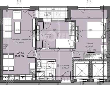 For sale - Apartment in Trakia,  Plovdiv
