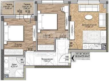 Vânzare - Apartament în Ovcea Kupel,  Sofia