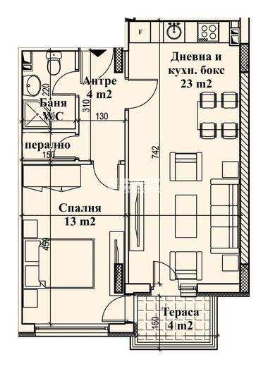 For sale - Apartment in Karshiaka,  Plovdiv