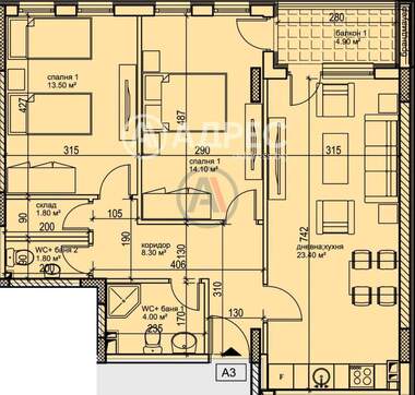 Vânzare - Apartament în Kărșiaka,  Plovdiv