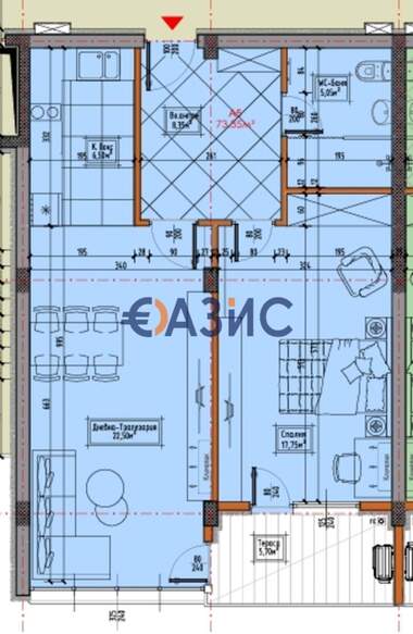 For sale - Apartment in Kosharitsa,  Burgas
