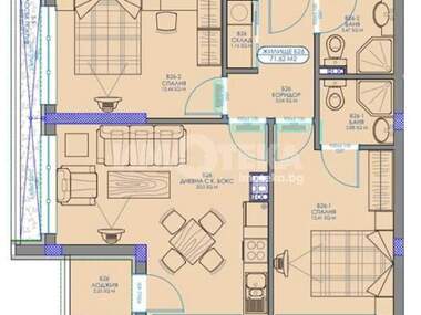For sale - Apartment in Obelia 2,  Sofia