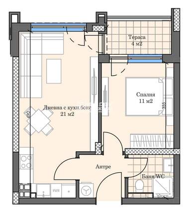 Vânzare - Apartament în Kărșiaka,  Plovdiv